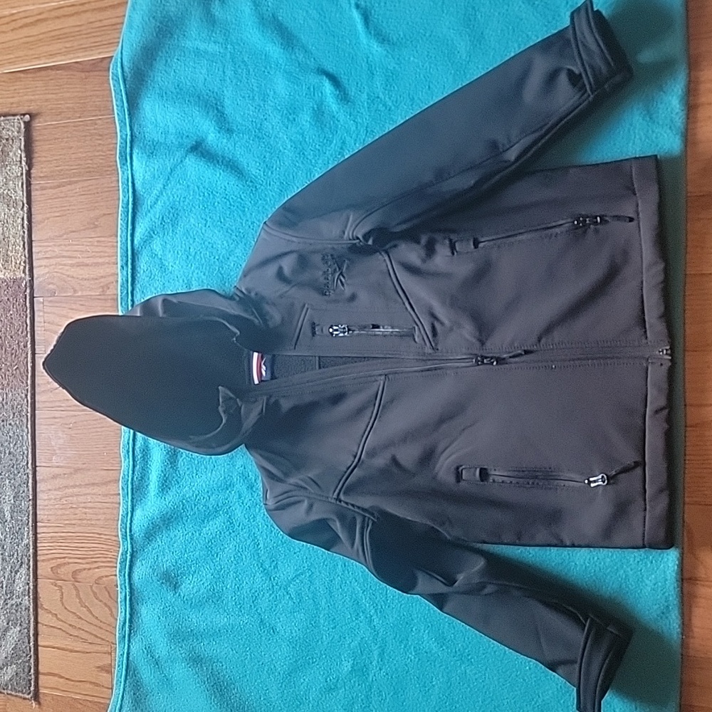 Kids Reebok Jacket. Size small. Color Black - Picture 3 of 11
